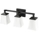 Sonorra 3 Light 24 inch Matte Black Vanity Light Wall Light
